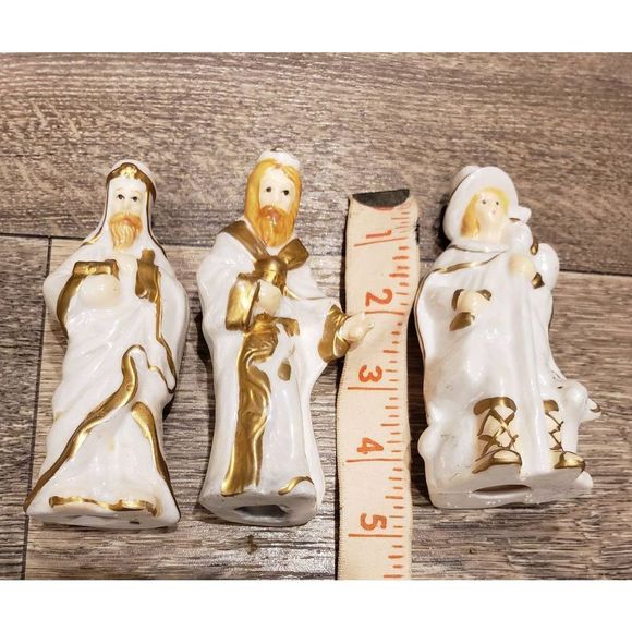 Nativity Scene Vintage 7 piece set, EUC - Picture 7 of 9